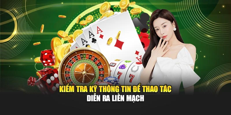 Kiểm tra thông tin cá nhân và mật khẩu để đăng nhập OK9