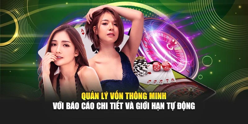 Quản lý vốn thông minh với báo cáo chi tiết và giới hạn tự động